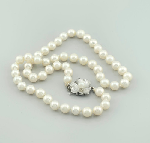Collana perle bianche - perle,