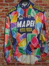 MAPEI SANTINI WINDSTOPPER MAGLIA BICI GIACCA JACKET CICLISMO tg. XL