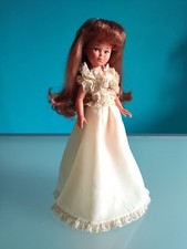 "FURGA" Bambola vintage "Manon", anni 70, con vestiti e scarpe,  h. 28 cm.