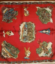 PINOCCHIO SOUVENIR COLLODI RARO FOULARD ANNI '50/60