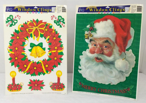 Ghirlanda babbo natale vintage - babbo,