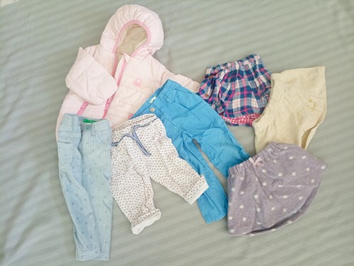 Lotto vestiti benetton bambina - vestiti,