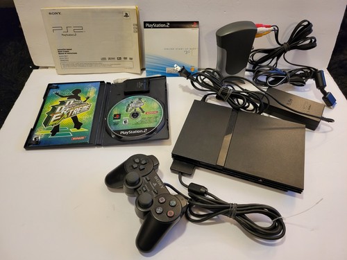 Console playstation ps2 slim - console,