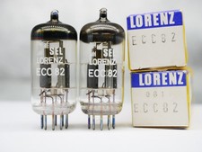 coppia abbinata ECC82 12AU7 SEL Lorenz strong Tube Röhre NUOVO/NEW in scatola 4/4