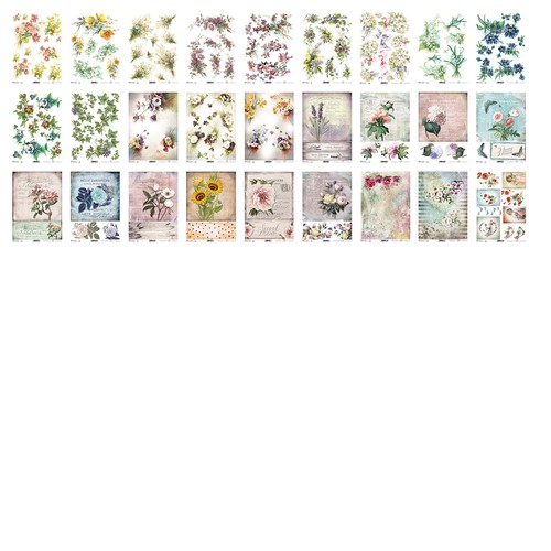 Foglio floreale carta - foglio,