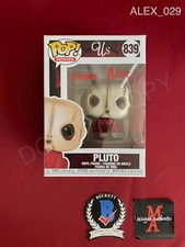 Evan Alex autografo firmato Pluto Funko Pop #839 Us Beckett Jordan Peele horror
