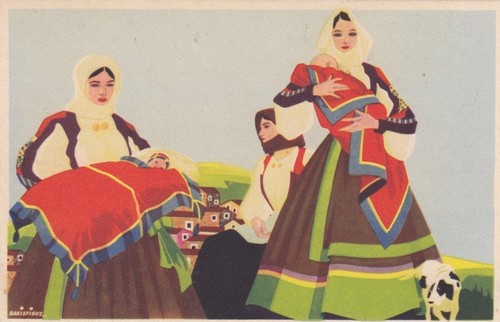 Cagliari costumi sardi - cagliari:,