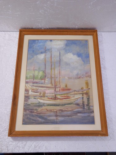 Quadro dipinto aquarello - dipinto, di