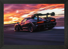 mclaren senna poster arte da