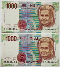 1000 LIRE MONTESSORI SERIE