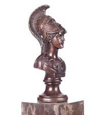 Scultura busto Athena in