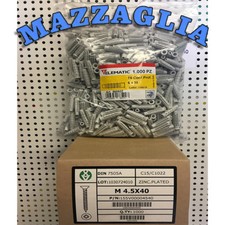 ELEMATIC TASSELLO T6 6X30 565937 PZ. 1000 + VITE TPS 4,5X40mm ZN PZ . 1000