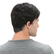 Parrucca Uomo Corta Nera