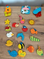 LOTTO 22 CALAMITE PER CAMERETTA MAGNETI ANIMALI MOLL DECORO SOUVENIR DA REGALARE