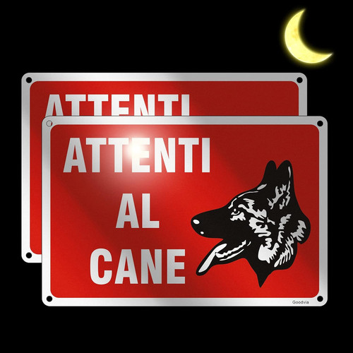 Attenti cane cartello - al,