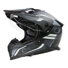 Casco - O'NEAL Enduro Dualsport Cross ONEAL A-SRS SPIKE - NERO/GRIGIO/BIANCO - M