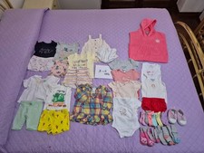 Lotto Misto Vestiti abbigliamento bimba neonata 3-6 Mesi 