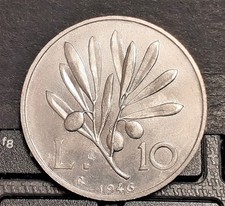 REPUBBLICA  10 LIRE 1946