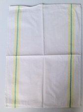 STROFINACCIO DA CUCINA IN COTONE 100% BIANCO LAVORAZIONE A SPIGA