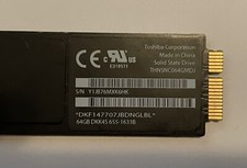 SSD 64 GB Apple MacBook Air 2010/2011 A1369/A1370 Toshiba ORIGINALE