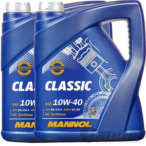 2x5l mannol classic 10w40 - classic, olio