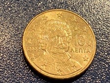 10 centesimi Grecia 2002 fuori