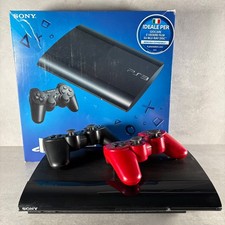 CONSOLE PS3 SUPER SLIM PLAYSTATION 3 500GB COMPLETA con SCATOLA + 2 CONTROLLER