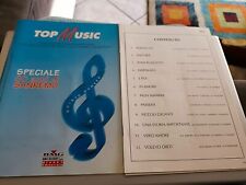 SPARTITO TOP MUSIC SPECIALE 50 ANNI DI SANREMO MASINI RAMAZZOTTI BARONI ECC.