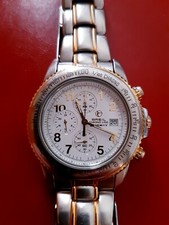 Orologio BREIL Midway V028 Chrono 1/100 diver diving watch clock sub 10 Atm