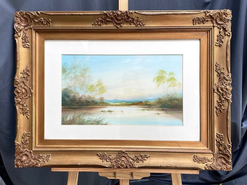 Quadro antico acquerello