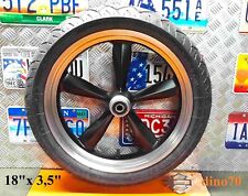 Harley Davidson cerchio ruota anteriore originale 18" x 3,5" Dyna Switchback FLD