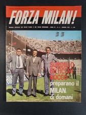 rivista FORZA MILAN - Milan Clubs - anno 1972 n 6 (A) Sordillo, Buticchi, Rocco
