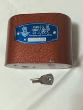 Salvadanaio Cassa Risparmio di Lucca Raro e chiave ottime condizioni
