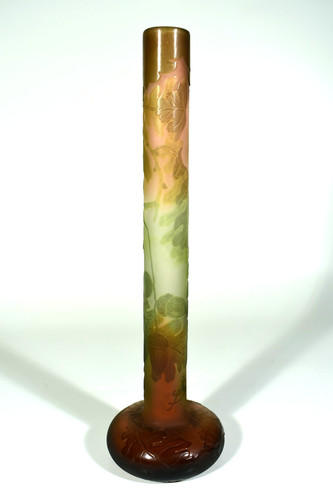 Vaso vetro emile galle - vaso,
