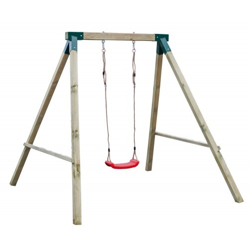 Altalena legno singola - legno, per