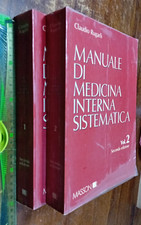 LIBRO: MANUALE  MEDICINA INTERNA SISTEMATICA DUE VOLUMI /RUGARLI /MASSON - 1990