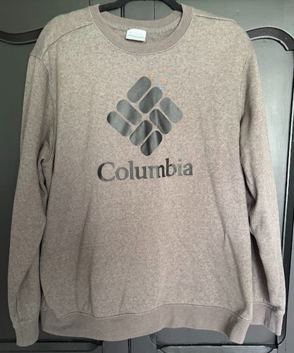 Maglione felpa columbia grigio - maglione,