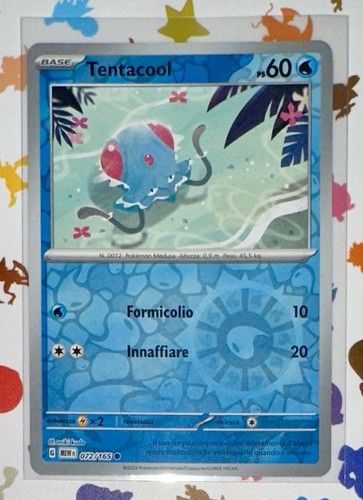 Pokemon tentacool reverse foil - tentacool,