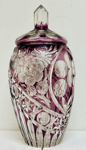 Vaso biscottiera cristallo - vaso, in