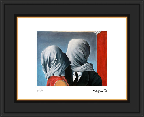 René magritte gli - magritte,, amanti