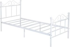 Letto singolo Ikea in metallo