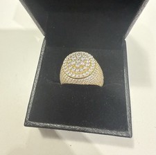Anello uomo con diamanti