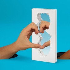 Snarkitecture GUFRAM Guframini Specchio Rotto miniatura 1:8 made in Italy Bianco