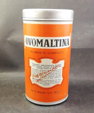 OVOMALTINA RARA SCATOLA IN LATTA - ALLUMINIO VINTAGE