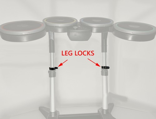 Rock band drum leg locks - rock,