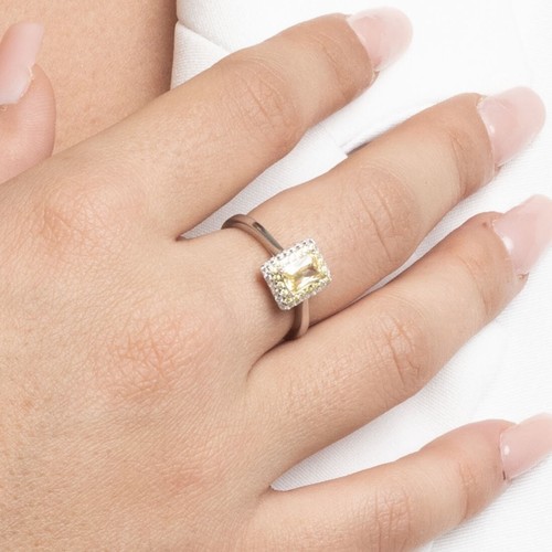 Anello scudo zirconi - anello,