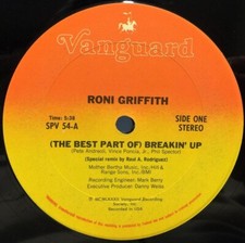 Roni Griffith - (The Best Part Of) Breakin' Up, Vinyl, 12" 33 ⅓ RPM, SPV 54 1982