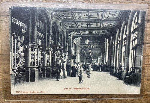 Antica cartolina zurich - antica,