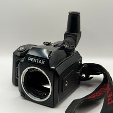 Corpo fotocamera reflex pellicola Pentax 645N medio formato + cercatore angolo riconvertitore