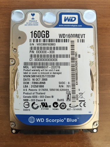 Hard disk 160gb western - disk,